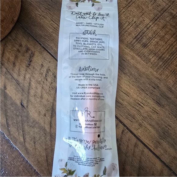 NWT Orange Ryan & Rose Cutie PAT and Cutie Clip Set - Picture 4 of 9